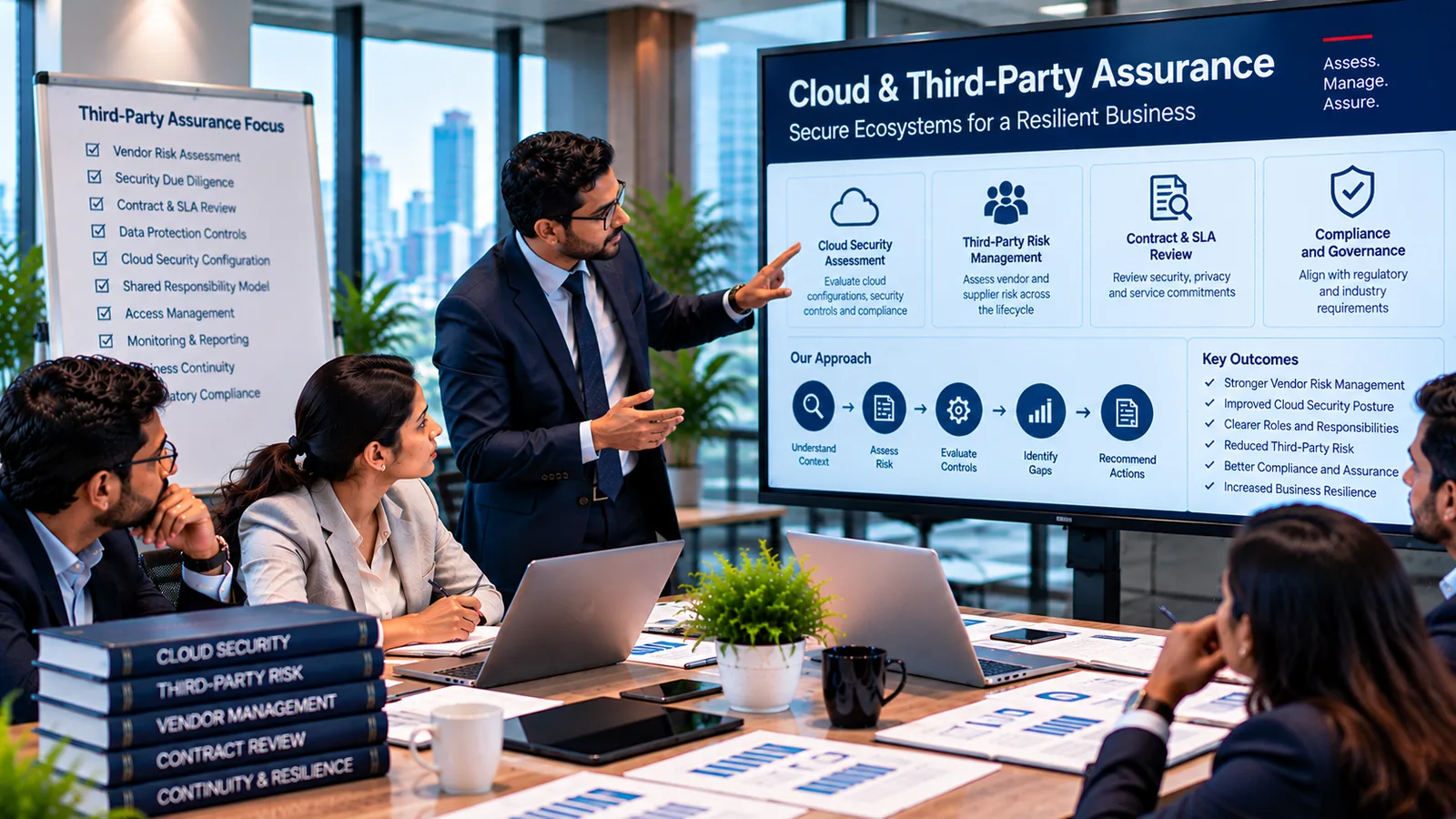 Workshop reviewing cloud security posture and third-party risk
